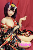 aotumedoll#85 B-cup145cm TPE製 ボディ極エロキャラ アニメラブドール酒呑み童子コスプレ fgo 等身大 animeヘッド人形