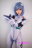 SHEDOLL 148cm C-cup シリコン頭部+TPE材質ボディ [EVA]綾波レイラブドールコスプレセックス人形