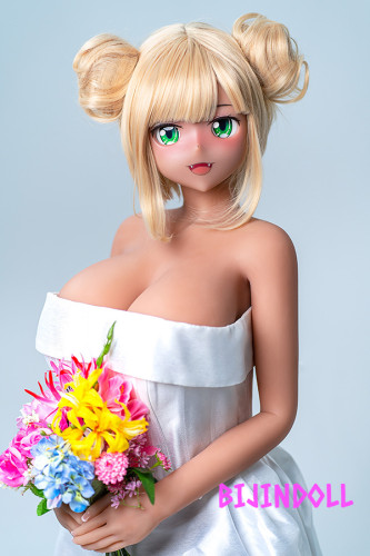 Siliko&Aotume コラボドール H-cup 155cm TPE製  アニメドールツインお団子ヘア金髪巨乳ラブドール