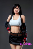 168cm E-cup gameladyヘッドNo.15 シリコン製 大人気ゲームFF7コスプレ人気ティファセックスドール