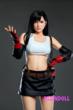 168cm E-cup gameladyヘッドNo.15 シリコン製 大人気ゲームFF7コスプレ人気ティファセックスドール