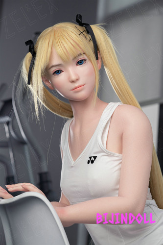 WAXDOLL#G53ヘッド 147cm A-cup シリコン 金髪ツインテールラブドール萌え妹キャラセックスリアルドール