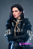 168cm E-cup gameladyヘッドNo.14 シリコン製 Yennefer コスプレラブドールThe witcher3セックスドール
