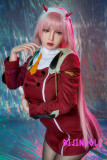 WAXDOLL#GE81ヘッド 165cm(X165) F-cup シリコン ゼロツー(ダリフラ)コスプレラブドール