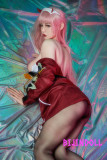 WAXDOLL#GE81ヘッド 165cm(X165) F-cup シリコン ゼロツー(ダリフラ)コスプレラブドール