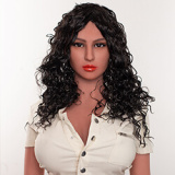 Funwest#036 Jasmine 165cm Cカップ  TPE製 黒肌色フェラセックスドールTPE人形販売