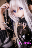 WMDoll#Y009 159cm Bカップ プラスチックヘッド+TPE製ボディ 可愛いエルフアニメラブドール