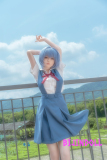 EVA綾波レイコスプレアニメラブドールgamelady 156cm D-cup Anime.3ヘッド シリコン製