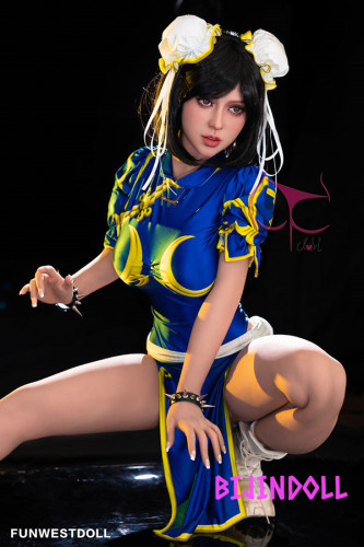 Funwest#059 Lucy 155cm Fカップ  TPE製 春麗コスプレ ラブドール 女性格闘家 キャラクター リアルダッチワイフ