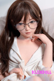 FUDOLL#23 136cm Aカップ シリコン頭部+TPE材質ボディ 超可愛いJCロリラブドールリアル幼女ダッチワイフ
