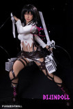 Funwest#062 Chloe 159cm Aカップ  TPE製 ミカサ・アッカーマン コスプレ ラブドール 進撃の巨人 cosplay