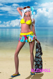 AotumeDoll 日焼けパールちゃん 155cm  Cカップ ギャル 水着 ラブドール 褐色美少女エロボディ