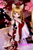mozudoll きつねちゃん 85cm 宣材写真と同じ衣装無料プレゼン かわいい アニメ ラブドール ミニ セックス 人形