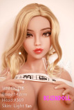 WMDoll#369 142cm Kカップ TPE製  巨乳首拡張 ラブドール 乳首穴挿入 5穴ドール