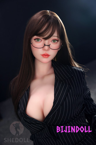 SHEDOLL 158cm C-cup シリコン頭部+TPE材質ボディ リアル美人OLラブドール 大人の魅力ＳＥＸお姉さん