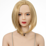 WMDoll#204 118cm Fカップ TPE製 小柄巨乳せっくすラブドール 金髪小さい身体