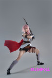 171cm G-cup gameladyヘッドNo.19 シリコン製 ライトニング ラブドール FF13 ゲーム コスプレ 等身大人形