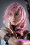 171cm G-cup gameladyヘッドNo.19 シリコン製 ライトニング ラブドール FF13 ゲーム コスプレ 等身大人形