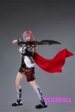 171cm G-cup gameladyヘッドNo.19 シリコン製 ライトニング ラブドール FF13 ゲーム コスプレ 等身大人形