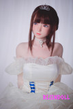 FUDOLL#12ヘッド 148cm D-cup シリコン頭部+TPE材質ボディ 花嫁ラブドール ウェディングドレスリアル美少女ダッチワイフ