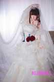 FUDOLL#12ヘッド 148cm D-cup シリコン頭部+TPE材質ボディ 花嫁ラブドール ウェディングドレスリアル美少女ダッチワイフ