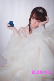 FUDOLL#12ヘッド 148cm D-cup シリコン頭部+TPE材質ボディ 花嫁ラブドール ウェディングドレスリアル美少女ダッチワイフ