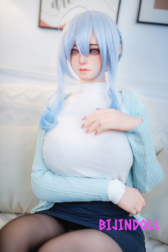FUDOLL#2 157cm F-cup シリコン頭部+TPE材質ボデ 未亡人の雪女さんラブドール 巨乳人妻エロ漫画コスプレ 雪女SEXドール
