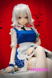 aotumedoll#103 155cm  Cカップ TPE 十六夜咲夜アニメドール 東方Project 人形 紅魔館メイド長cosドール