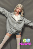SHEDOLL 148cm C-cup シリコン頭部 ロり どーる アダルト 可愛い ラブドール  童颜 どーる リアル学生 ダッチワイフ おすすめ 美少女 等身 大 エロ 人形