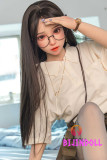 SHEDOLL 148cm C-cup シリコン頭部+TPE材質ボディ メガネ少女 ラブドール 小柄美少女  バック 等身大 人形 りある アダルト かわいい ダッチワイフ