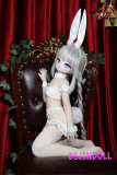 mozudoll 白兔 85cm PVC頭部 宣材写真と同じ衣装無料プレゼン 可愛い バニーガール ミニアニメ ラブドール  エロバニー 美少女 セックス着衣 ダッチワイフ 着せ替え人形 コスプレ かわいいドール