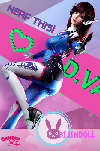 167cm D-cup gameladyNo.23 シリコン D.Va ラブドール コスプレ人形