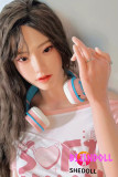 SHEDOLL 158cm C-cup 白露 シリコン頭部+TPE材質ボディ 本物 美女ラブドール せっくす 等身大 お姉さん 人形 アダルト ダッチワイフ ぶっかけ エロ 中出し リアルドール