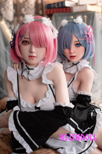 Bezlya 鈴蘭 149cm C-cup シリコンヘッド＋TPEボディ メイド姉妹 ラブドール レムラムコスプレ 等身大セックス人形 リアルメイド美少女 アダルト ダッチワイフ