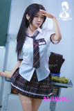 XTDOLL 150cm D-cup Chiao フルシリコン リアル 女子校生ラブドール 美少女 学生制服 おすすめ SEX JK ダッチワイフ 本物美女 リアル ドール