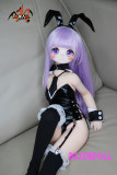 mozudoll 小独-バニー 85cm PVC頭部 宣材写真と同じ衣装無料プレゼン 可愛い バニー アニメラブドール 小型 アニメ 着せ替え人形 コスプレドール  エッチ  r18人形