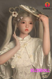 SHEDOLL 148cm C-cup シリコン頭部+TPE材質ボディ ろり ラブドール 可愛い 最新 の アダルト エロ 人形 等身 大 の だっちわいふ 最高 シリコン ドール