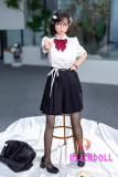 SHEDOLL 148cm C-cup シリコン頭部+TPE材質ボディ 若いJK ラブドール 可愛いロリ 最新 の TPEアダルト エロ 人形 等身 大 リアルダッチワイフ