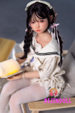 SHEDOLL 148cm C-cup シリコン頭部+TPE材質ボディ 可愛いロリ 最新 ダッチワイフ 小柄 セックスドール 美 少女 リアル等身大ラブドール