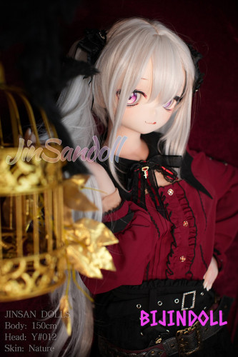 WMDoll#Y012 150cm 貧乳 PVCヘッド  アニメ ラブドール 可愛い 白髪美少女 等身 大 セックス 人形 コスプレ アニメダッチワイフ