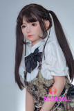 SHEDOLL 148cm C-cup 黒髪ツインテール妹loveドール リアル口腔オーラル 可愛いロリアダルト 等身 大ドール sex r18 らぶどーる