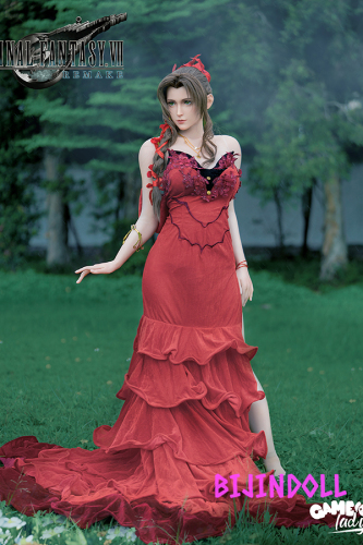 FF7R エアリス 赤ドレス 168cm E-cup gameladyヘッドNo.04 赤いドレス エアリス ラブドール 等身大 可動フィギュア リアル コスプレ人形