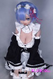 ElsaBabe-AHR005 三島 ニコ 148cm シリコン リゼロ レム ラブドール メイドコスプレ 等身大人形 アダルトアニメメイド セックスドール