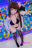 WMDoll#Y011 140cm Bカップ  PVCヘッド 黒髪の激カワ美少女アニメドール