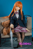 aotumedoll#117 155cm C-cup TPE製  椎名 真昼​ アニメラブドール可愛い天使様  金髪ロング美少女