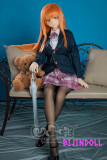 aotumedoll#117 155cm C-cup TPE製  椎名 真昼​ アニメラブドール可愛い天使様  金髪ロング美少女