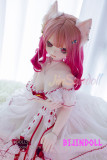 WMDoll#Y001 140cm Cカップ  PVCヘッド アニメ 嫌な顔 アニメセックス人形 猫娘可愛い