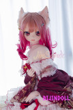 WMDoll#Y001 140cm Cカップ  PVCヘッド アニメ 嫌な顔 アニメセックス人形 猫娘可愛い