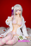 aotumedoll#125 155cm C-cup TPE製  エミリア アニメ等身大人形 銀髪ハーフエルフ 美少女 リゼロ ラブドール