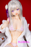 aotumedoll#125 155cm C-cup TPE製  エミリア アニメ等身大人形 銀髪ハーフエルフ 美少女 リゼロ ラブドール